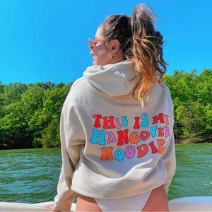 Hangover Hoodies - This is my hangover hoodie in bone